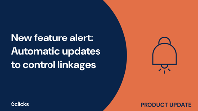  New feature alert: Automatic updates to control linkages  