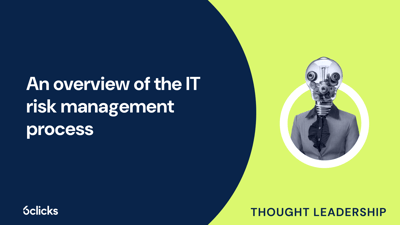  An overview of the IT risk management process  