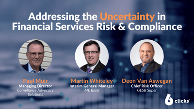  Addressing the Uncertainty in Financial Services Risk & Compliance  