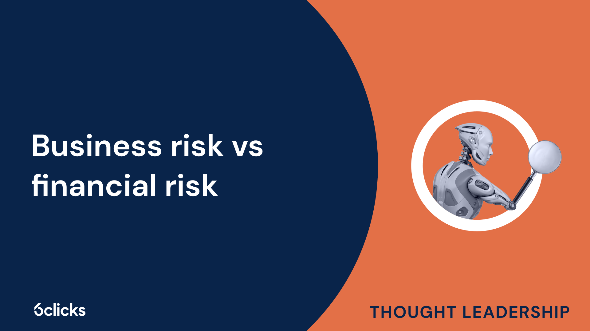 Business risk vs financial risk