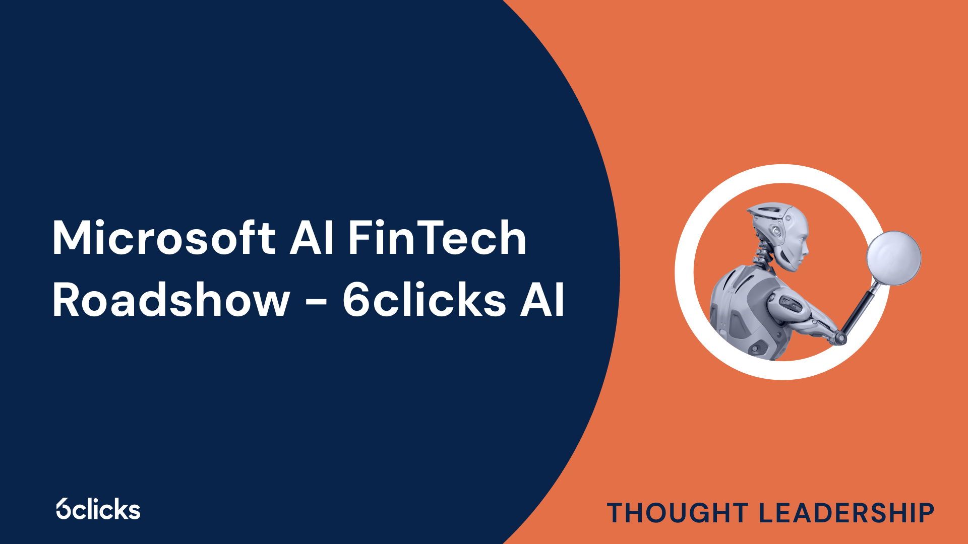 Microsoft AI FinTech Roadshow - 6clicks AI