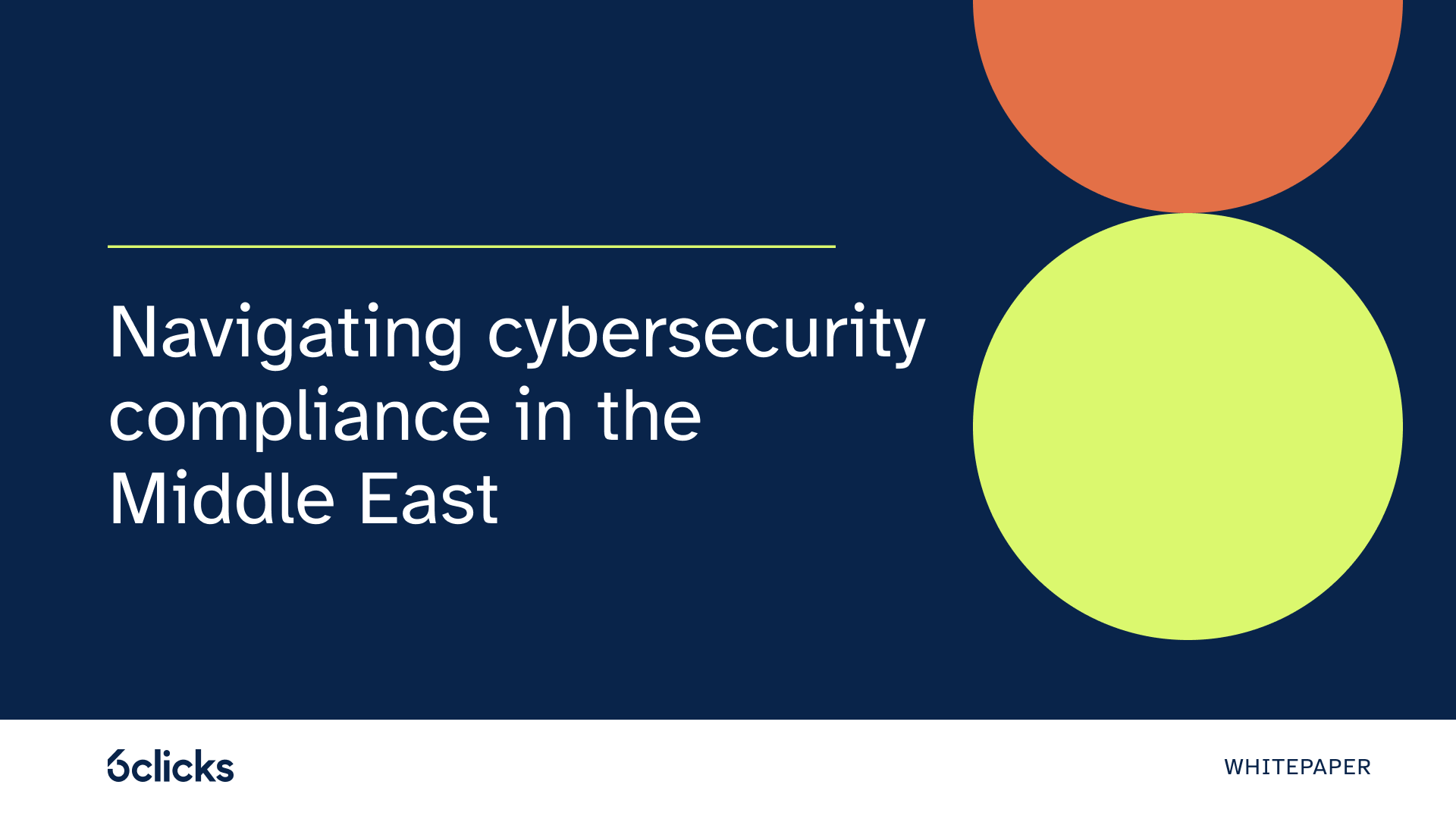 Navigating cybersecurity compliance in the Middle East