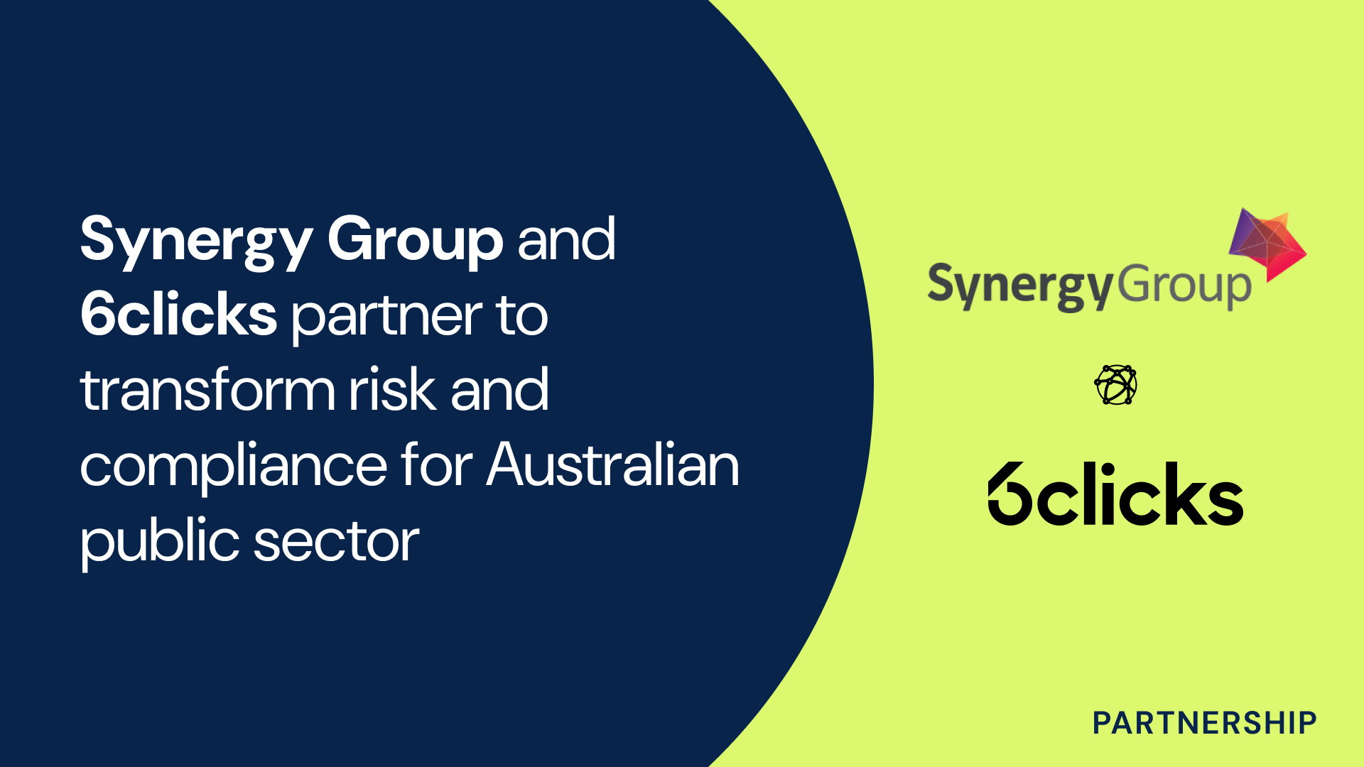 Synergy Group and 6clicks partner to advance GRC for Australian government